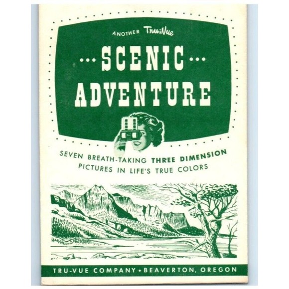 Vintage Tru Vue Tru-Vue Film Card Petrified Forest Painted Desert Arizona 328 3D - Picture 3 of 4